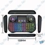 Mini Clavier Bluetooth Sans Fil LED